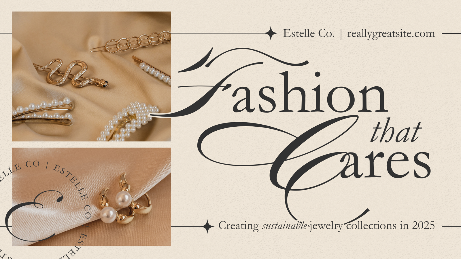 Elegant Modern Luxury Fashion Company Blog Cover