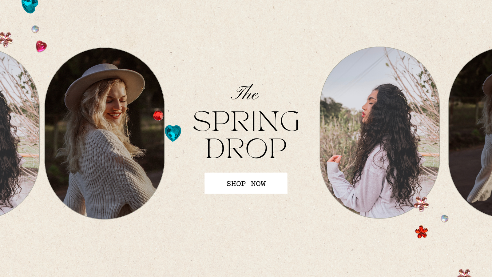 Spring Fashion Brand Website Homepage Banner