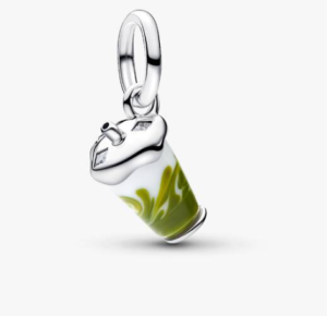Iced matcha latte charm