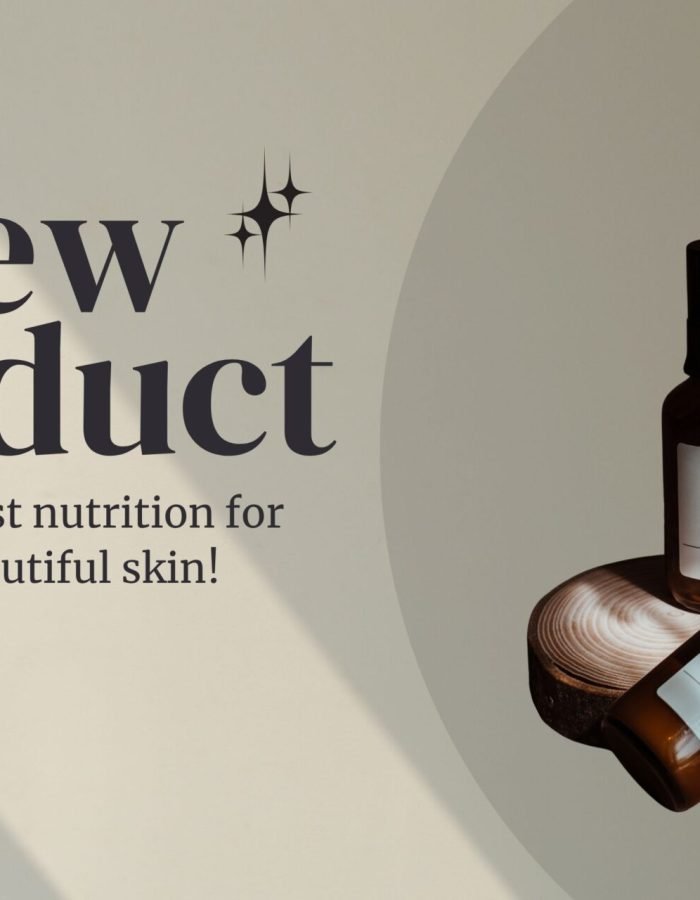 Black Gray Simple Natural New Products Skincare Banner Landscape