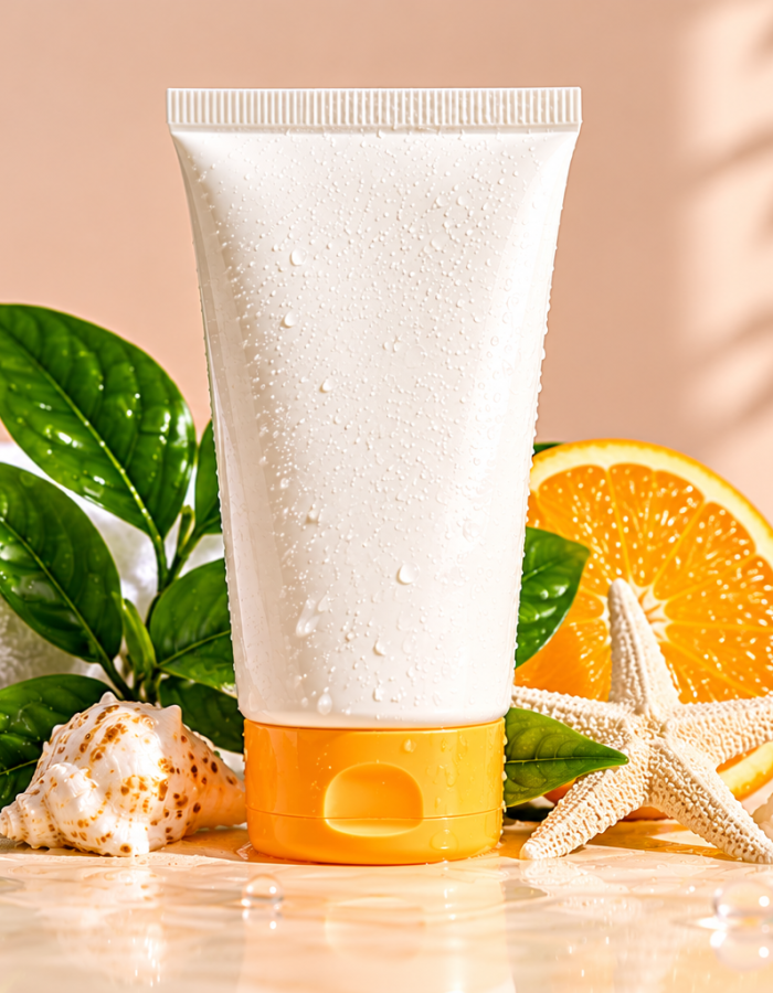 Tropical Sunscreen Still Life