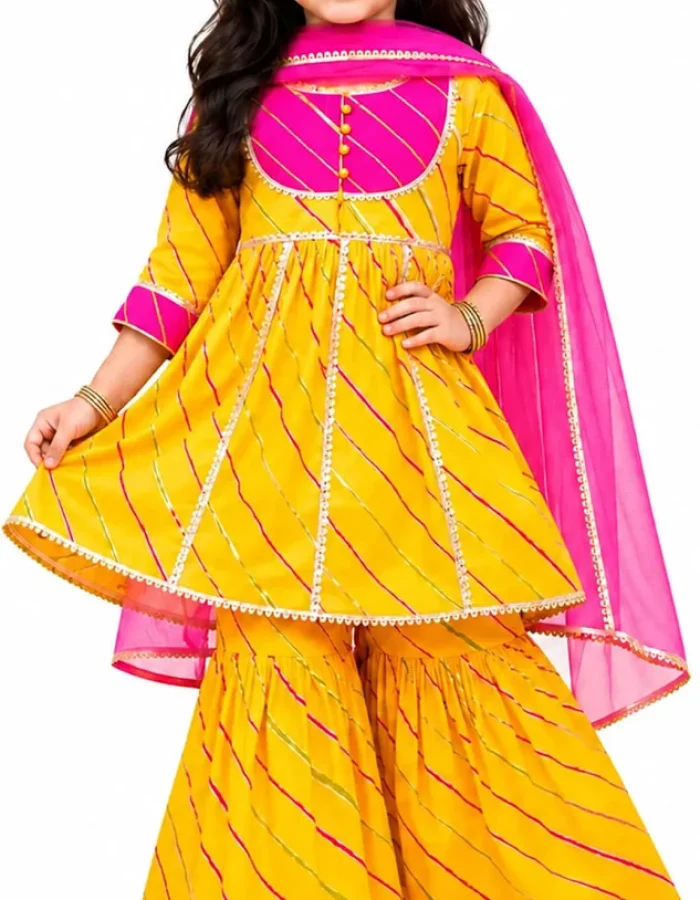 yellow kurti